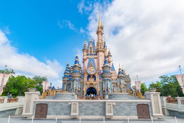 Cinderella's Castle at Disney World, Orlando, Florida