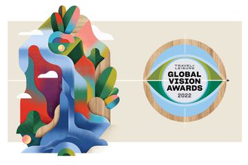 Illustration representing Travel + Leisure's 2022 Global Vision Awards Honorees