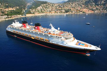 Disney ship at port