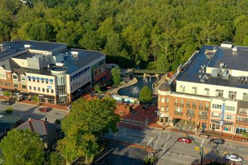 Aerial view of in Gahanna, Ohio 