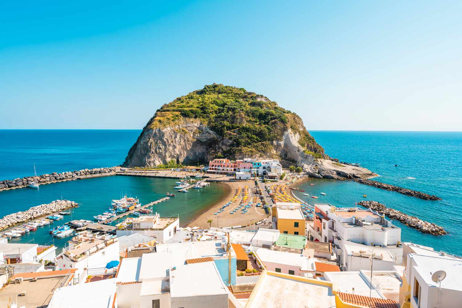 Ischia island, Gulf of Naples, Italy 